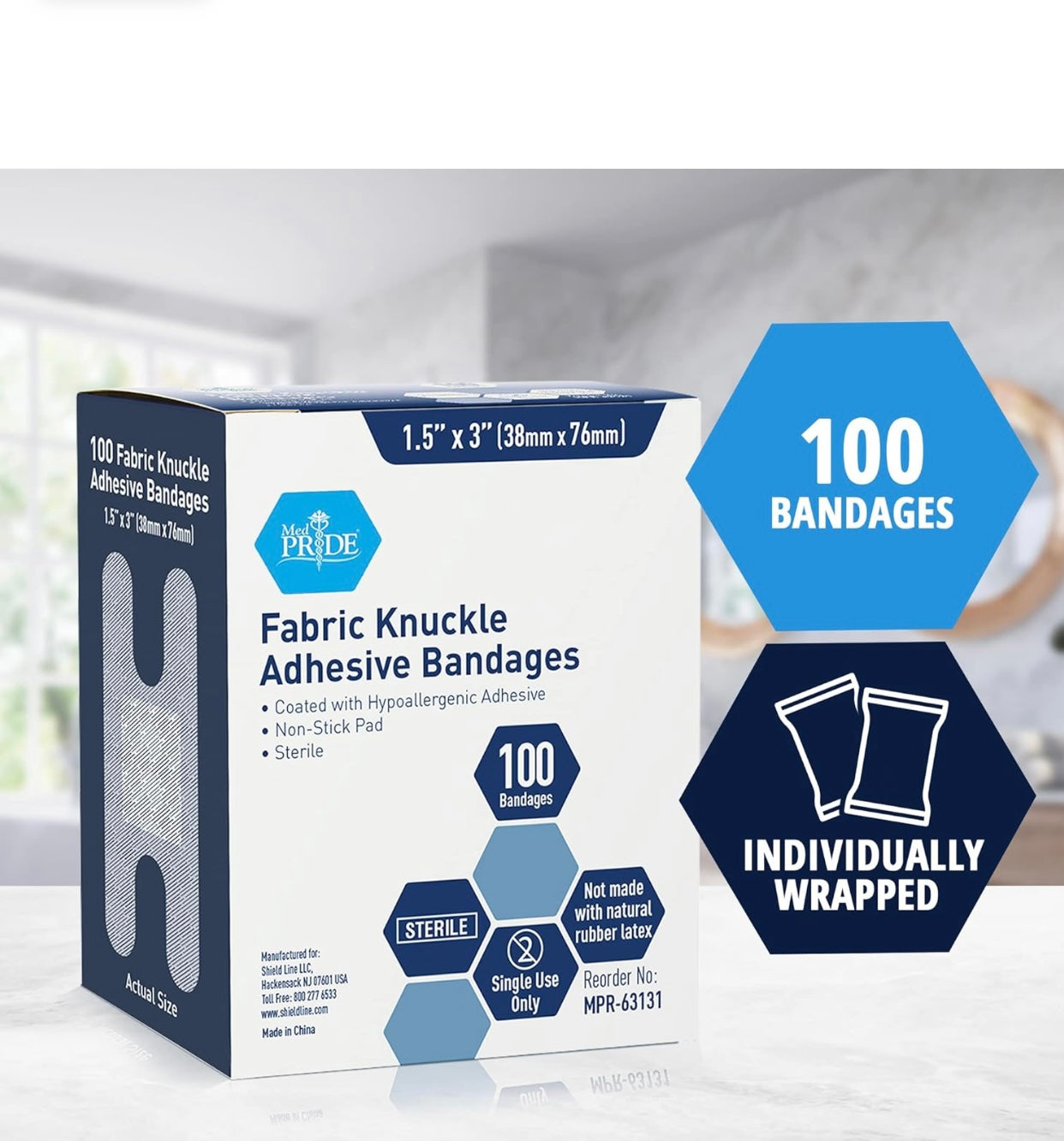 Knuckle Bandaids. Box of 100